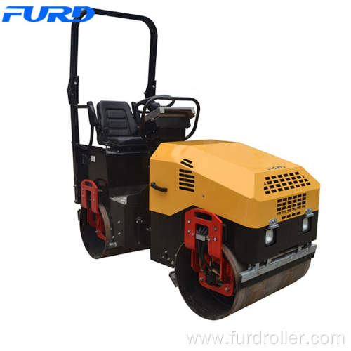 Gasoline Type 1.5Ton Small Construction Equipment Roller